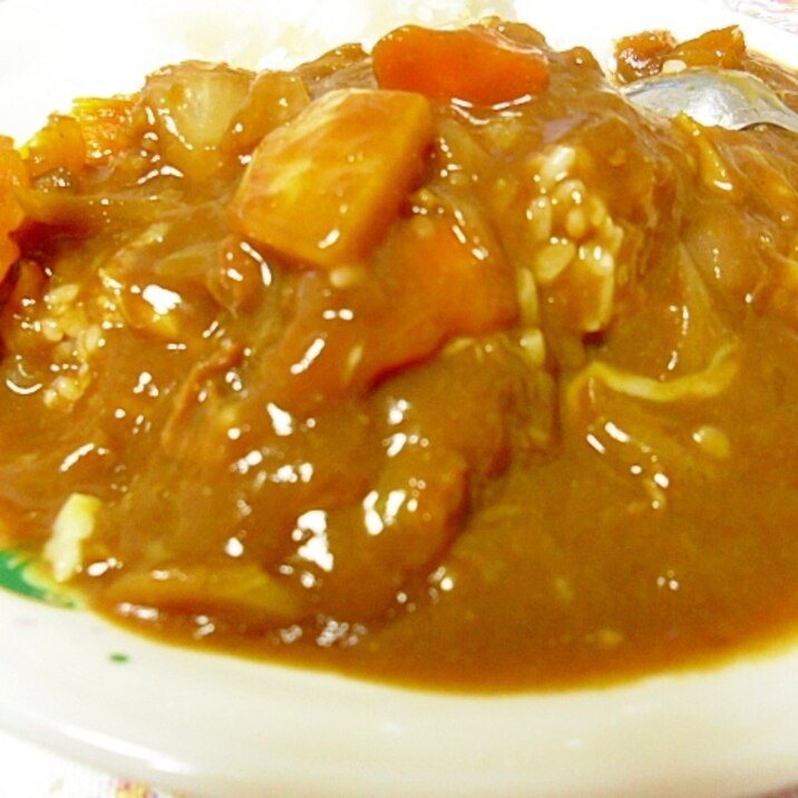 牛しゃぶとキャベツのカレー